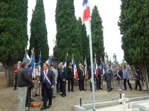 Rermerciements aox porte-drapeaux