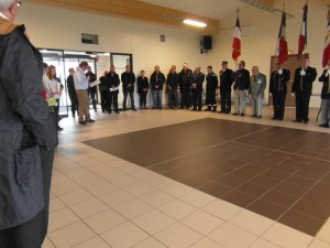 Inauguration du monument aux morts de Babeau-Bouldoux le 8 mai 2016